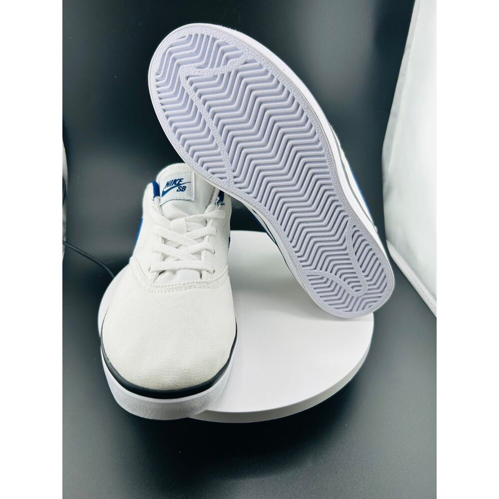 Nike Check Canvas SB GS 'Summit White Royal Blue' 905373-102 Sz 3